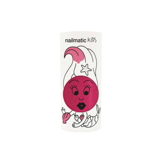 Vernis enfant à base d'eau Rose Pailleté - Sissi