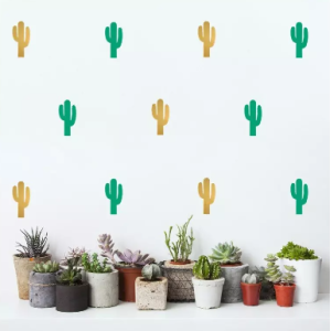 Stickers Muraux Cactus...