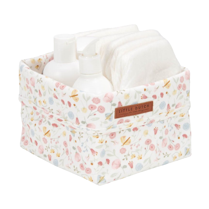 PANIER DE COMMODE PETIT FLOWERS & BUTTERFLIES