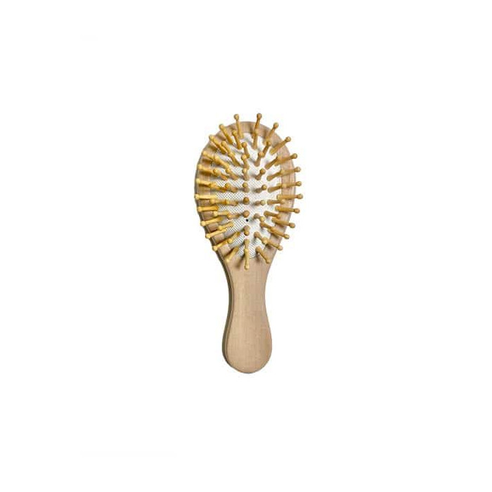 Brosse a cheveux en bois naturel