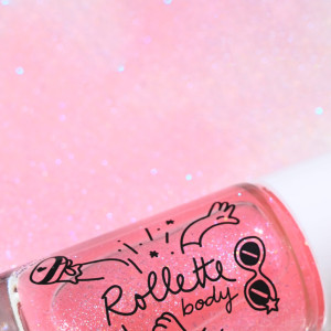 GEL PAILLETE ROSE