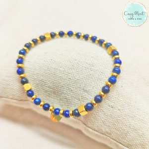 Bracelet élastique bleu