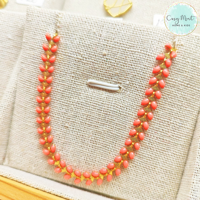 Collier arrete poisson corail