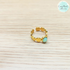 Bague pierre turquoise