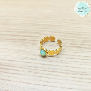 Bague pierre turquoise