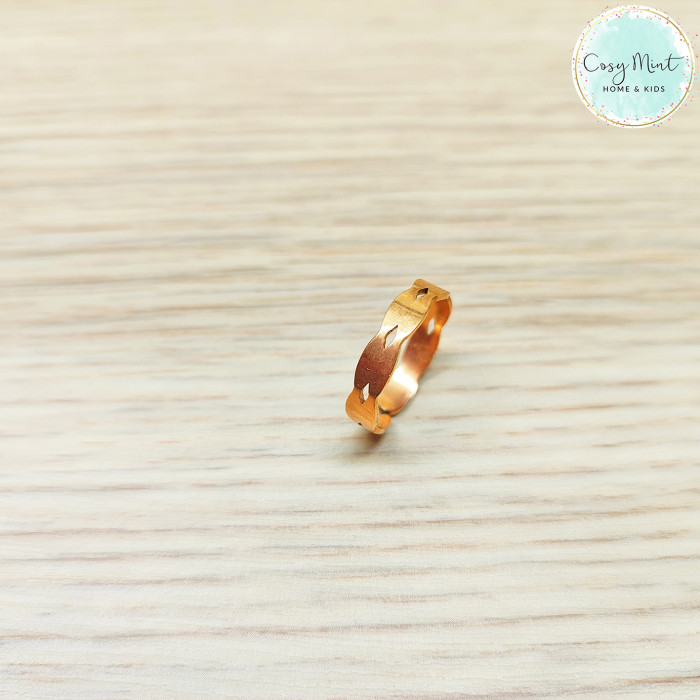 Bague rose doré outlet