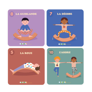 10 Cartes de Yoga Enfant