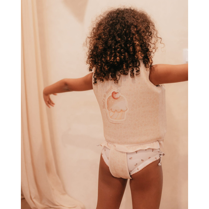 Gilet flottant - Puddlies Mrs Ertha - Silhouette de Bouquet - 3-6 ans