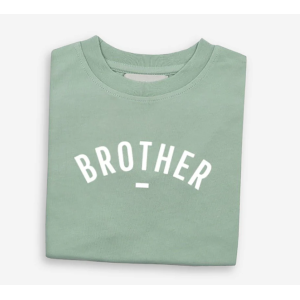 T-shirt vert sauge brother...