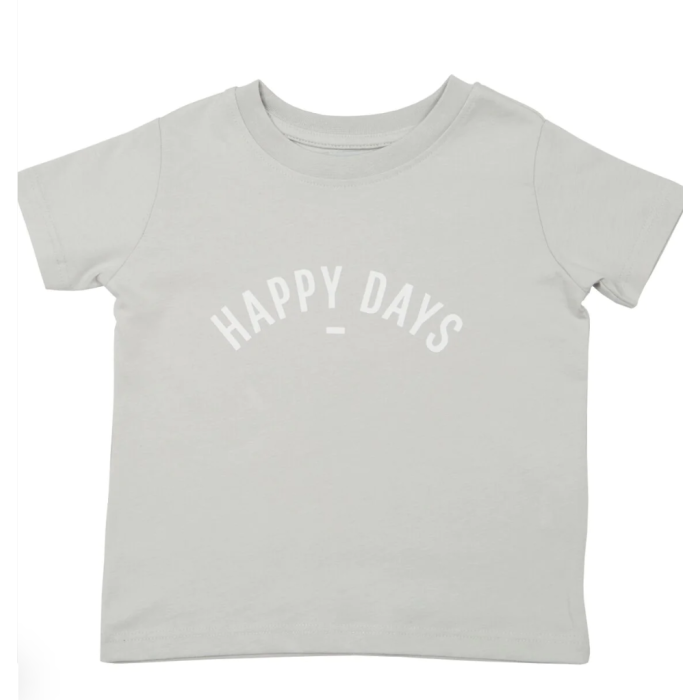 T-shirt "happy days" 6 ans 2 coloris