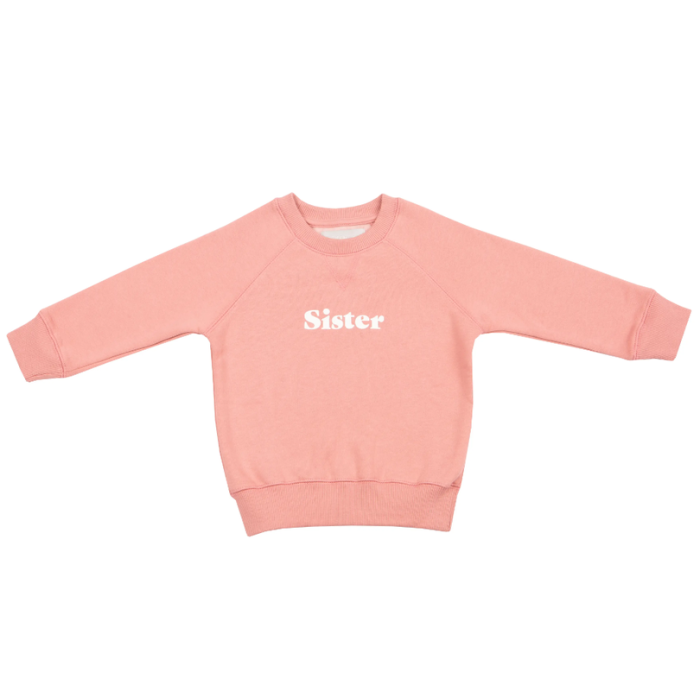 Sweat rose "Sister" 6 ans