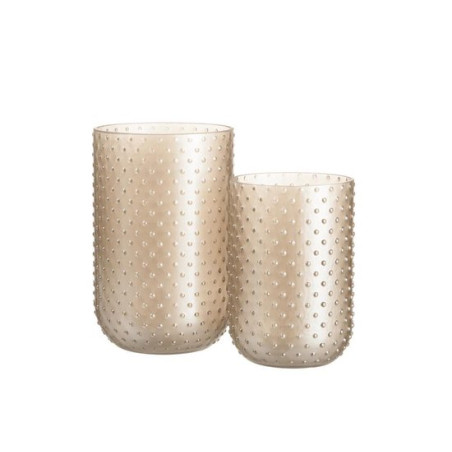 Photophore en verre teinté...