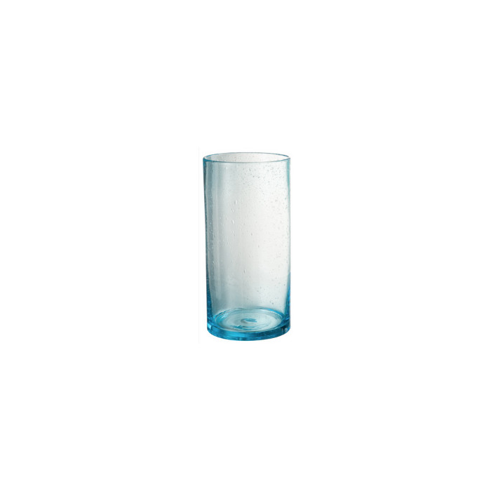 Vase - photophore en verre  H25cm