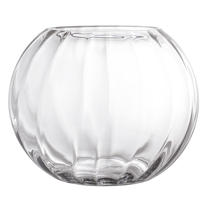 Grand vase boule en verre -di25cm
