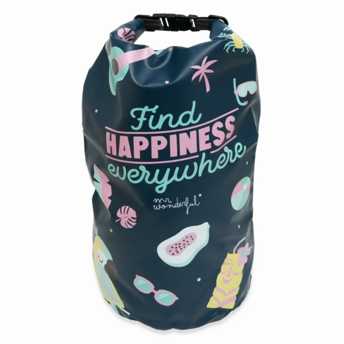 Sac étanche imperméable - Find happiness everywhere - 10L