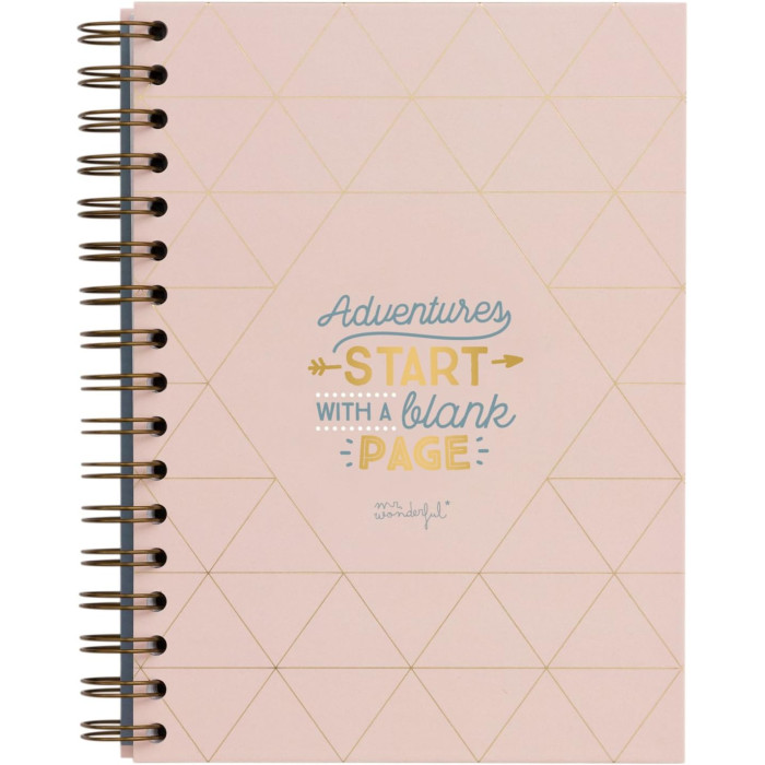 Cahier Adventure start with a blank page