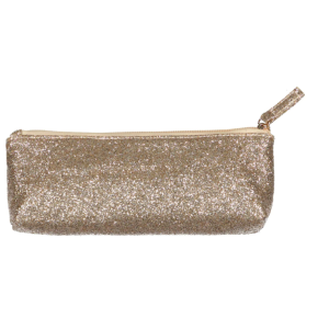 Trousse glitter Or