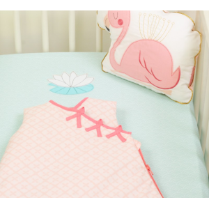 Drap-housse Flamant rose